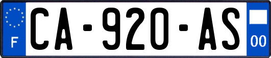 CA-920-AS