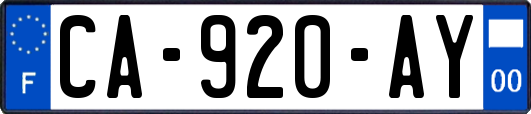 CA-920-AY