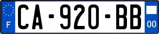 CA-920-BB