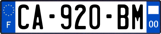 CA-920-BM