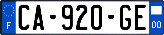 CA-920-GE