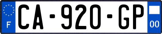 CA-920-GP