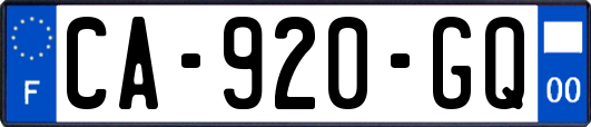 CA-920-GQ