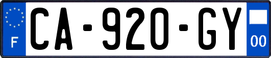 CA-920-GY