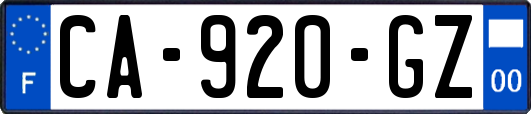 CA-920-GZ