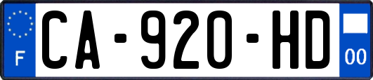 CA-920-HD