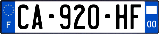 CA-920-HF
