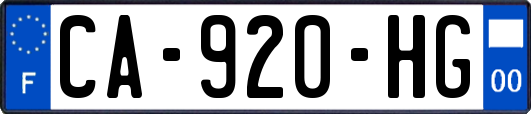 CA-920-HG