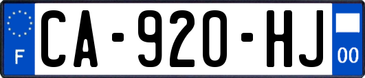 CA-920-HJ