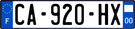 CA-920-HX