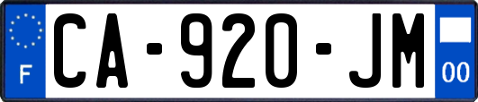 CA-920-JM