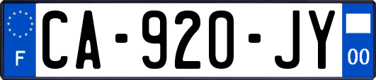 CA-920-JY