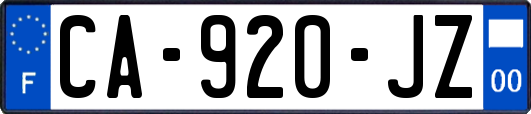 CA-920-JZ