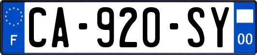 CA-920-SY