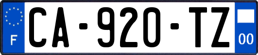 CA-920-TZ