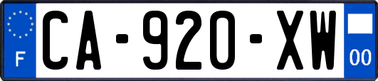 CA-920-XW