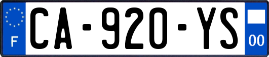 CA-920-YS