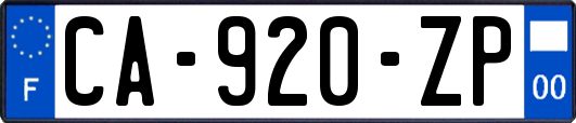 CA-920-ZP