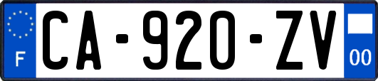 CA-920-ZV