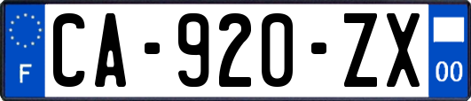 CA-920-ZX