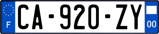 CA-920-ZY