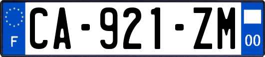 CA-921-ZM