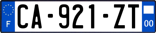 CA-921-ZT