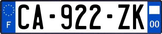 CA-922-ZK