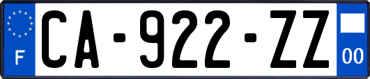 CA-922-ZZ