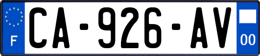 CA-926-AV