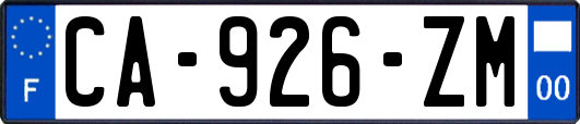 CA-926-ZM