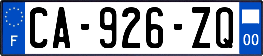 CA-926-ZQ