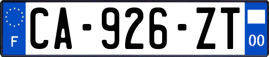 CA-926-ZT