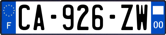 CA-926-ZW