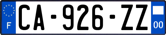 CA-926-ZZ