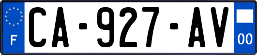 CA-927-AV