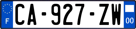 CA-927-ZW