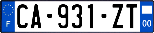 CA-931-ZT