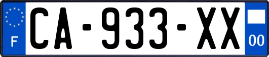 CA-933-XX