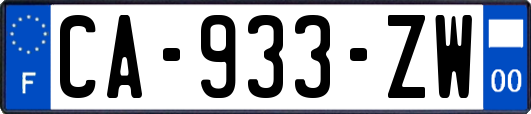 CA-933-ZW