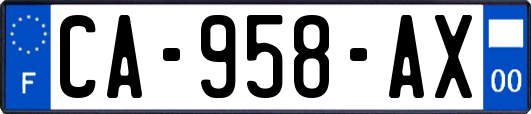 CA-958-AX