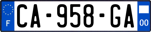 CA-958-GA