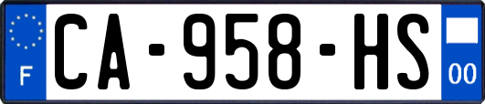 CA-958-HS