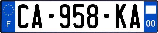 CA-958-KA