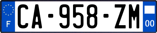 CA-958-ZM