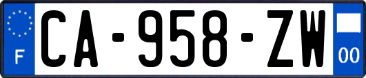 CA-958-ZW