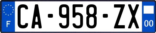 CA-958-ZX