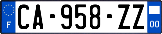 CA-958-ZZ