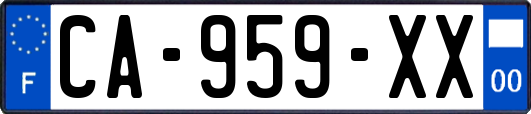 CA-959-XX