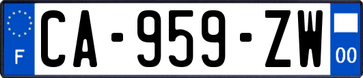 CA-959-ZW